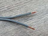 Vintage NOS speaker cable / wire 1.5mm² 2.5mm² pure copper ideal TANNOY (bare wires, no 4mm plugs).
