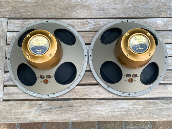 Super pair TANNOY 12' Golds with "rubber / Tanoplas" surrounds, simply the best Golds ever (ref:37/38)