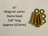 4 TANNOY Magnet cover fixing screws & washers, solid brass for Red Gold HPD K Series