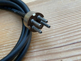 One vintage TANNOY speaker crossover lead cable 4 pin NOS plug RED GOLD HPD