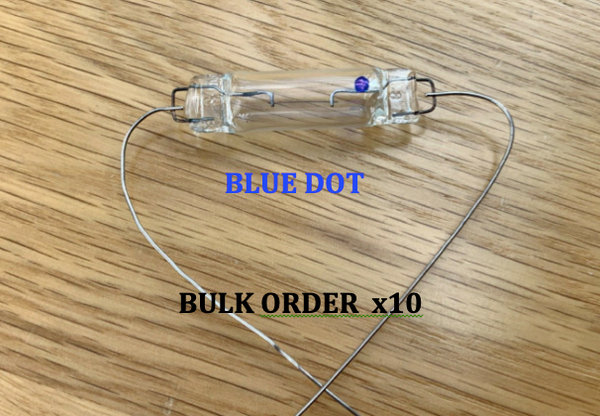x10 BULK - WHARFEDALE speaker crossover Fuse Lamp Sylvania Blue Dot EVP others