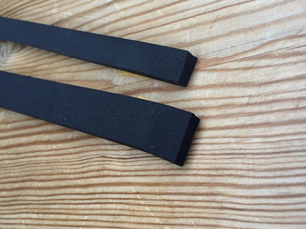 Top foam finishing strip, in 2 sizes (10 x 4mm and 15 x 5mm).