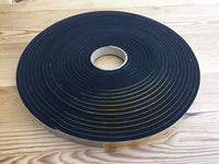 Top foam finishing strip, in 2 sizes (10 x 4mm and 15 x 5mm).